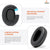 Headphone Cushion for Skullcandy Crusher 3 / Hesh 3 / ANC/Crusher Wireless/Evo/Skullcandy Crusher 360 & Venue | Protein Leather & Memory Foam Earpad Crysendo
