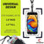 2-in-1 Universal Silicone Phone Lanyard Neck Strap Phone Holder with ID & Credit Card Pocket | Compatible with Most Smartphones Crysendo