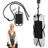 2-in-1 Universal Silicone Phone Lanyard Neck Strap Phone Holder with ID & Credit Card Pocket | Compatible with Most Smartphones