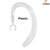 360 Degree Rotating Ear Hook for Wireless Bluetooth Earbuds & Earphones | Anti-Lost, Anti-Slip Comfortable Earhooks | Flexible Replacement Ear Loop Clips (10mm - Transparent)
