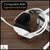 Crysendo Headphone Headband Suitable For Logitech G733, G335 Wireless Headphones | Comfortable Velour Fabric Head Band | Stretchable Replacement Headband (Grey)