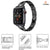 38mm-40mm-41mm Strap Stainless Steel Link Bracelet Band with Butterfly Metal Clasp Compatible with Apple iWatch Series 6/5/4/3/2/1 | SA02 Crysendo