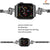 38mm-40mm-41mm Strap Stainless Steel Link Bracelet Band with Butterfly Metal Clasp Compatible with Apple iWatch Series 6/5/4/3/2/1 | SA07 - Gold Crysendo