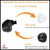 Medium & Large Soft Ear Tips for Jabra Elite 75t/ 65t/ Active/ 7 Pro/Elite 3/ Elite 4 Earphones | Noise Isolating Replacement Memory Foam Eartips
