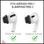 Double Flange Eartips for AirPods Pro 1 & 2 | Replacement Silicone Eartips Earplug | Pain Reducing Anti-Slip Eartips | Perfectly Fits in The Charging Case