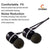 Soft Silicone Rubber Earbuds Tips Eartips Earpads Earplugs in Earphones and Bluetooth Compatible with Sennheiser Skullcandy Samsung Sony JBL Mi Beats (Medium - 10Pcs, Black)