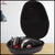 Headphone Case for Senheiser, Son-y, ATH, Skulcandy, Monster Beats, Edifier Headphones | Hard Shell Travel Storage Case (Headphone Not Included) (Black)