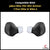 Small/ Medium/ Large Soft Ear Tips for Jabra Elite 75t/ 65t/ Active/ 7 Pro/Elite 3/ Elite 4 Earphones | Noise Isolating Replacement Silicone Eartips (2 Pairs - 4Pcs)