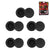 Crysendo Headphone Cushion Compatible with AKG N60/NC/K24P/K402/K403/K412 (60mm / 6cm) | 5MM Thick Replacement Foam Sponge Ear Pads | High Density Foam Ear Muffs | Pack of 10 pcs /5 Pairs (Black)