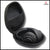 Headphone Case for Senheiser, Son-y, ATH, Skulcandy, Monster Beats, Edifier Headphones | Hard Shell Travel Storage Case (Headphone Not Included) (Black)