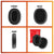 Headphone Cushion Compatible with Senheiser HD280/280 Pro Headphones | Senheiser Earpads Replacement | Protein Leather & Memory Foam Headphone Ear Cushion (Black) (Extra Thick)