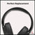 Crysendo Headphone Headband for J-BL Tune 700BT, 700BTNC, 710BT, 750BT, 750BTNC Headphones | Replacement Soft Headband Pads Cover | Protein Leather & Foam Head Band (Black)