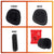 Headphone Cushion for Corsair Void Pro, Void, Void Pro RGB, Void Pro RGB SE, Void Elite, Void Elite RGB Headphones | Replacement Ear Cushion Foam Cover Ear Pads | Woven Fabric & Foam (Black)