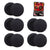 Crysendo Headphone Cushion Compatible with Plantronics Voyager Focus UC (70mm / 7cm) | 5MM Thick Replacement Foam Sponge Ear Pads | High-Density Foam Ear Muffs | Pack of 6 pcs /3 Pairs (Black)