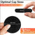 Crysendo Headphone Cushion Compatible with AKG N60/NC/K24P/K402/K403/K412 (60mm / 6cm) | 5MM Thick Replacement Foam Sponge Ear Pads | High Density Foam Ear Muffs | Pack of 10 pcs /5 Pairs (Black)