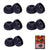 Soft Silicone Rubber Earbuds Tips Eartips Earpads Earplugs in Earphones and Bluetooth Compatible with Sennheiser Skullcandy Samsung Sony JBL Mi Beats (Medium - 10Pcs, Black)