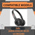 60mm/6cm Headphone Foam Cushion Compatible with JABRA Evolve 30/20 UC/BIZ2400 Headset | Replacement Headphone Cushion Foam Sponge Ear Pads 3 Pairs Crysendo