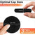Crysendo Headphone Cushion Replacement Headphone Cushion 65mm Thick Replacement Foam Sponge Ear Pads | Soft Ear Muffs for Enhanced Comfort | (5 Pairs 10 pcs,10mm Thick) (Black)