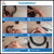 Headphone Cushion + Headband for Marshall Major 2 Headphone | Replacement Headband Cushion Pads | Upgraded Leather & Foam Combo (Black)