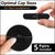Crysendo 4.5cm/45 mm Headphone Cushion for JBL Cardo Motorcycle | Replacement Ear Pads Soft Sponge Cover Ear Muffs | High-Density Foam for Enhanced Comfort & Long Life (10 Pairs) 5MM Thick