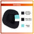 Headphone Cushion for Corsair Void Pro, Void, Void Pro RGB, Void Pro RGB SE, Void Elite, Void Elite RGB Headphones | Replacement Ear Cushion Foam Cover Ear Pads | Woven Fabric & Foam (Black)