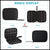 Portable Case for 10 APL Watch Straps | Accessories & APL Watch Strap Case Organizer | Smartwatch Bands Storage Travel Pouch (Watch & Straps Not Included) (Nylon, Black)