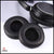 65mm Headphone Cushion for Senheiser PC151, PC160, PC161, PC163, PC165, PC166, PC310 Headphones | Soft Ear Pads Replacement Cushion Cover | PU Leather & Foam Earpads (Black) Crysendo