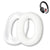 Crysendo Covers For Headphone Cushion Compatible With Son-y WH-1000XM4 Headphones | Comfortable Headphone Protector Cover | Soft, High Elasticity Silicone Covers (White)