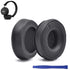 70mm Extra Thick Leather Cushion V2.0 | Compatible with Boat Basshead 900 Ear Cushion Replacement Earpad | 2cm Thick Replacement Headphone Ear Pads | (Black)