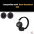 70mm Extra Thick Leather Cushion V2.0 | Compatible with Boat Basshead 900 Ear Cushion Replacement Earpad | 2cm Thick Replacement Headphone Ear Pads | (Black) Crysendo