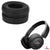 70mm Extra Thick Leather Cushion V2.0 | Compatible with JBL C300SI, E45BT, T250SI, T450, T460BT, T500BT, T600 Ear Cushion | 2cm Thick Replacement Headphone Ear Pads | (Black) Crysendo