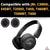 70mm Extra Thick Leather Cushion V2.0 | Compatible with JBL C300SI, E45BT, T250SI, T450, T460BT, T500BT, T600 Ear Cushion | 2cm Thick Replacement Headphone Ear Pads | (Black) Crysendo