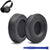 70mm Extra Thick Leather Cushion V2.0 | Compatible with JBL C300SI, E45BT, T250SI, T450, T460BT, T500BT, T600 Ear Cushion | 2cm Thick Replacement Headphone Ear Pads | (Black) Crysendo