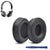 70mm Extra Thick Leather Cushion V2.0 | Compatible with Jabraa Move Wireless Headset Ear Cushion Replacement Earpad | 2cm Thick Replacement Headphone Ear Pads | (Black) Crysendo