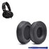 70mm Extra Thick Leather Cushions | Replacement Headphone Ear Pads | 2cm Thick Replacement Headphone Ear Pads| Compatible with Phi-Lips SHL 3000, shb5500, SHB 3060 Headphones Cushion (Black)