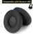 70mm Protein Leather Cushion | Compatible with Rockerz 400 Ear Cushion Replacement Earpad | Protein Leather & Memory Foam Ear Pads Cushion Cover Ear Cups Cushion Bluetooth Gaming Headphones Crysendo