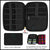 Multipurpose Case For 8 APL Watch Straps | Accessories & APL Watch Strap Case Organizer | Smartwatch Bands Elegant Storage Pouch (Watch & Straps Not Included) (Velvet, Black)