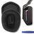 Headphone Cushion Compatible with Logítech G733, G335 Headphones | Replacement Ear Cushion Foam Cover Ear Pads Soft Cushion | Mesh Fabric & Soft Foam Earpads(Black)