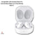 PC Hard Plastic Case Compatible with Galaxy Buds Pro Case/Galaxy Buds Live Case/Galaxy Buds 2 | PC Hard Plastic Material (White)