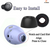 Memory Foam Ear Tips Replacement for Samsung Galaxy Buds Pro Headphones, Soft Foam Earbud Tips, Earbuds