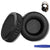 85mm Headphone Cushion for Senheiser, AKG, HifiMan, ATH, Philips, Fostex, Son-y, Beats Headphones | Soft Ear Pads Replacement Cushion Cover | PU Leather & Foam Earpads (Black Crysendo
