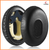 Crysendo Replacement Earpads Cushions Compatible With Bose QuietComfort 3 & OE1 On-Ear Headphones | Replacement Headset Ear Pads With Softer Leather And Noise Isolation Memory Foam (Black)
