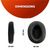 Headphone Cushion for Boat Nirvana 751 ANC Headphone | Replacement Ear Cushion Foam Cover Ear Pads Soft Cushion | Protein Leather & Memory Foam Earpads (Black)