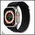 Alpine Strap Compatible With iWatch Series 8/7/6/5/4/3/2/1/SE | 49mm, 45mm, 44mm, 42mm Rugged Nylon Sports Solo Loop Stretch Woven Wristband With Metal Hook Crysendo