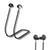 Anti-Lost Strap Compatible with Sam-Sung Galaxy Buds 2 | Anti-Slip Neck Rope Cord for Sports | Special Textured Design Soft Silicone Lanyard (Black) Crysendo