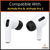 Apple AirPods Pro Eartips Silicone, Designed For AirPods Pro & AirPods Pro 2  (2 Sets, 4 pcs) (Medium, Black) Crysendo
