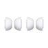 Apple AirPods Pro Eartips Silicone, Designed For AirPods Pro & AirPods Pro 2  (2 Sets, 4 pcs) (Medium, White)