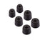 Compatible with Airdopes Soft Silicone Rubber Earbuds Tips Eartips Earpads Earplugs (Black Silicone)