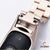 Compatible with Mi Band 3/4; Premium Stainless Steel Bracelet Strap Silver Crysendo