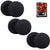Compatible with Sennheiser PX 80/PX 95/PX100/PMX 60/PMX 90/Chat 8/PC 3/PC 5/PC 8 | 5mm Thick Replacement Headphone Cushion Foam Sponge Ear Pads (50mm/5cm) (3 Pairs) (Black) Crysendo